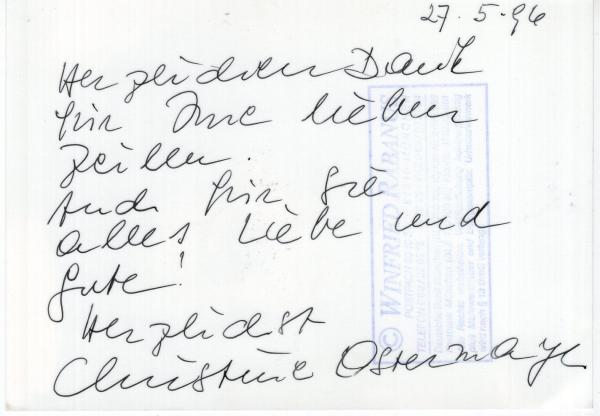 Ostermayer, Christine