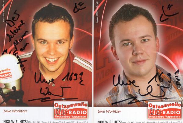 Ostseewelle Hit-Radio - 6 Autogramme