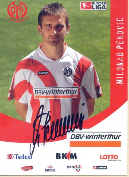 Pekovic, Milorad - FSV Mainz (2006/07)