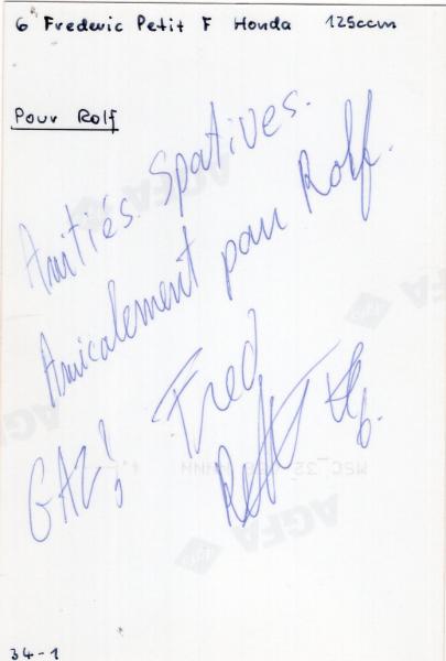 Petit (F), Frederic