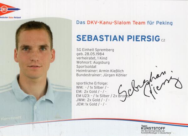 Piersig, Sebastian - Kanu