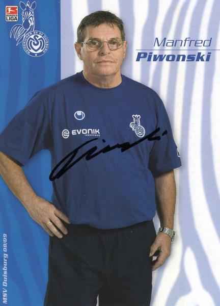 Piwonski, Manfred - MSV Duisburg (2008/09)