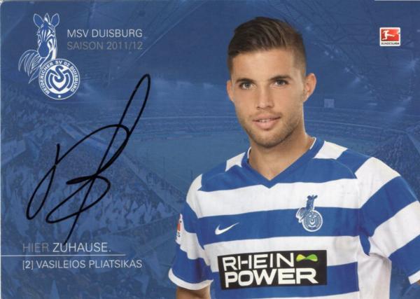 Pliatsikas, Vasileios - MSV Duisburg (2011/12)