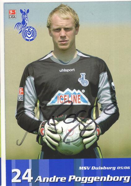 Poggenborg, Andre - MSV Duisburg (2005/06)