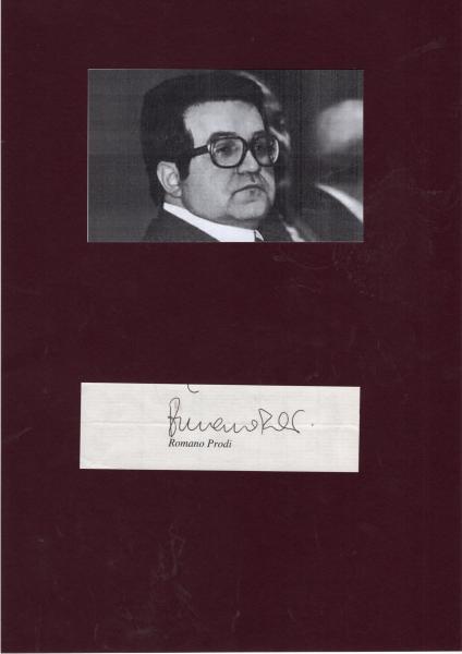 Prodi, Romano - ehem. Ministerpräsident von Italien