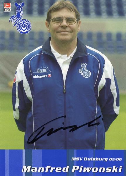 Piwonski, Manfred - MSV Duisburg (2005/06)