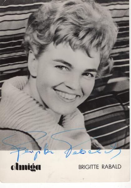 Rabald (†), Brigitte - DDR Schlagersängerin