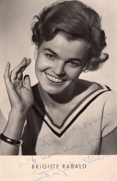 Rabald (†), Brigitte - DDR Schlagersängerin