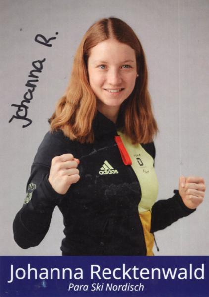 Recktenwald, Johanna - Para Ski