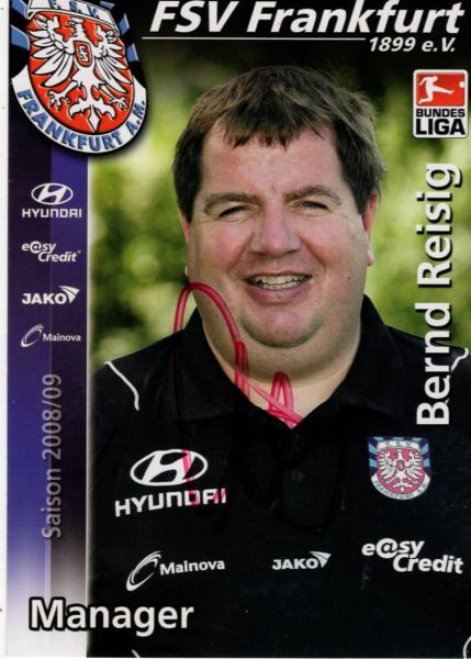 Reisig, Bernd - FSV Frankfurt (2008/09)