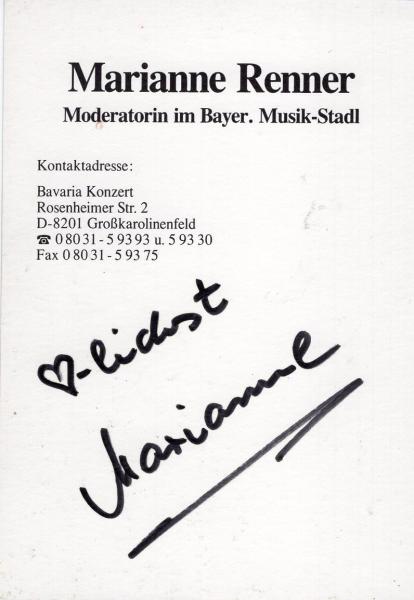 Renner, Marianne