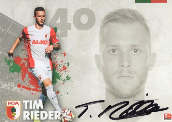 Rieder, Tim - FC Augsburg (2014/15)