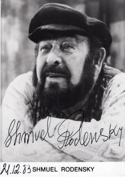 Rodensky (†), Shmuel