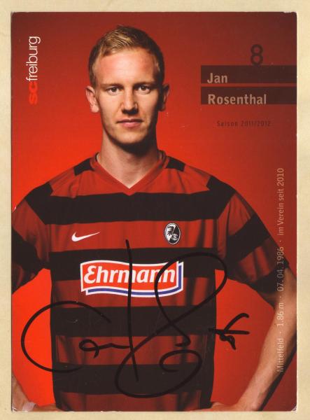 Rosenthal, Jan - SC Freiburg (2011/12)