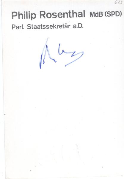 Rosenthal (†), Philip