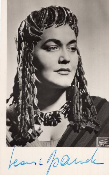 Rysanek (†), Leonie - Opernsängerin