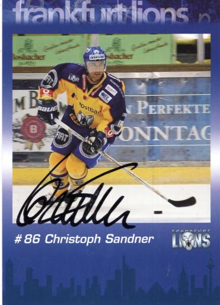 Sandner, Christoph - Frankfurt Lions