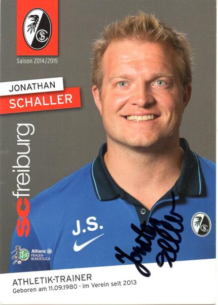Schaller, Jonathan - SC Freiburg (2014/15)