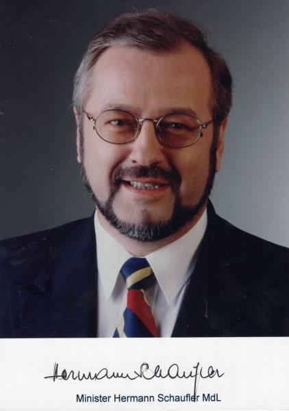 Schaufler, Hermann - ehem. Minister in Baden-Württemberg