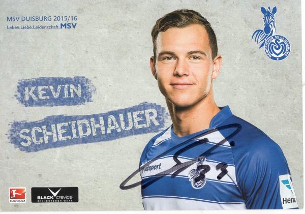 Scheidhauer, Kevin - MSV Duisburg (2015/16)