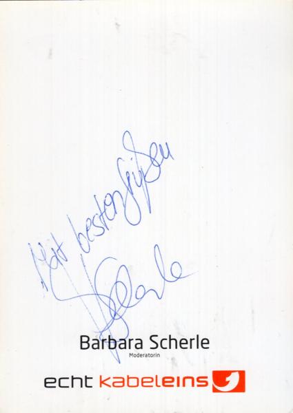 Scherle, Barbara - Kabel Eins