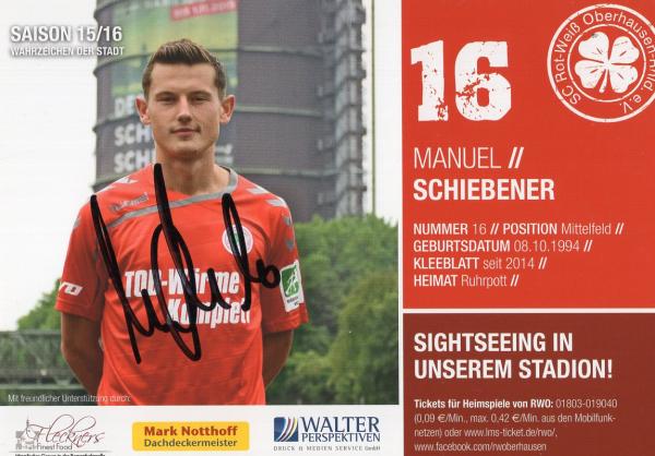 Schiebener, Manuel - Rot-Weiß Oberhausen (2015/16)