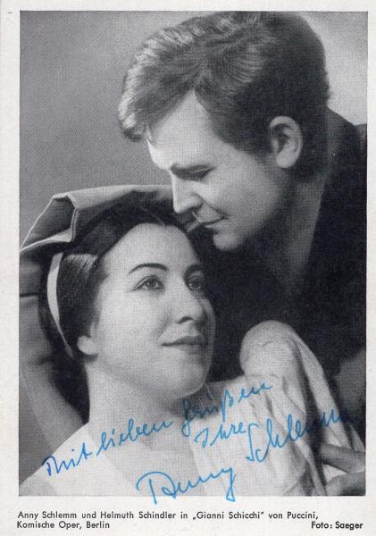 Schlemm, Anny - Opernsängerin