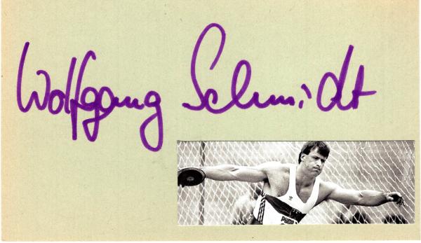 Schmidt, Wolfgang - Olympia Silber 1976 Diskus