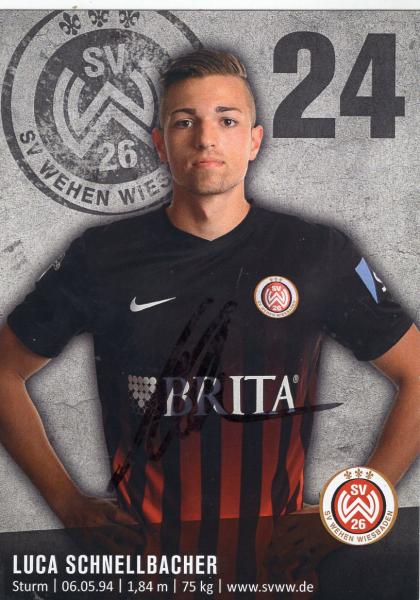 Schnellbacher, Luca - SV Wehen Wiesbaden (2016/17)