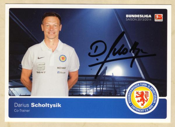 A 186200 Darius Scholtysik Autogrammkarte Eintracht Braunschweig 2011-12 