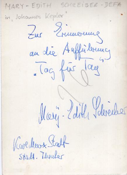 Schreiber (†), Mary-Edith