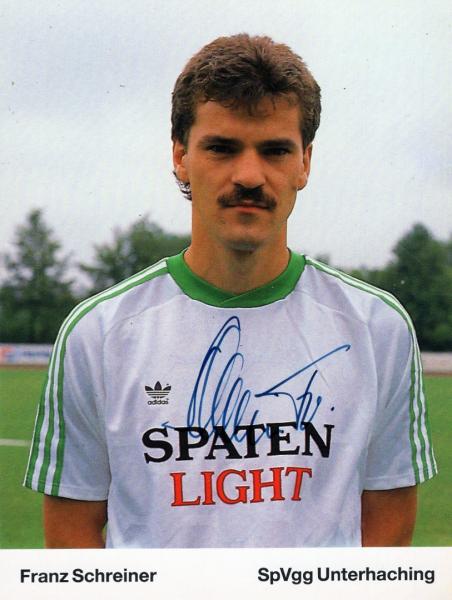 Schreiner, Franz - SpVgg. Unterhaching (1989/90)