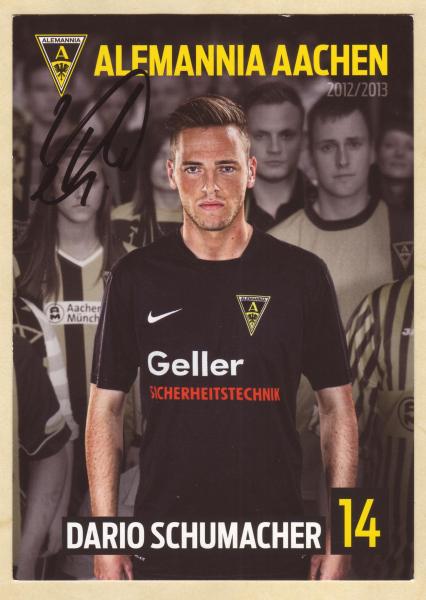 Schumacher, Dario - Alemannia Aachen (2012/13)