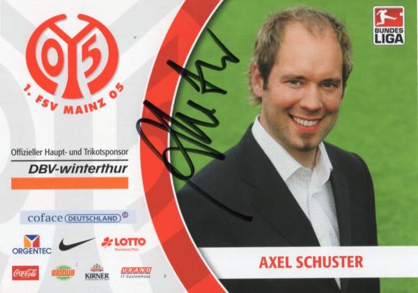 Schuster, Axel - FSV Mainz (2008/09)