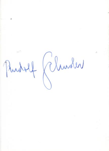 Schuster, Rudolf - ehem. Präsident der Slowakei