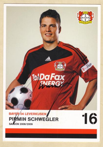 Schwegler, Pirmin - Bayer Leverkusen (2008/09)