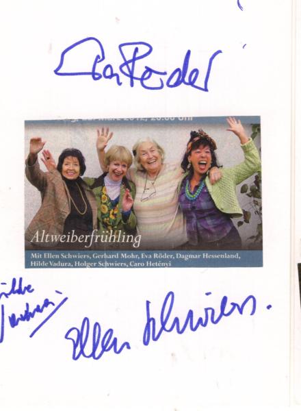 Schwiers (†), Ellen & Vadura, Hilde & Unbekannt