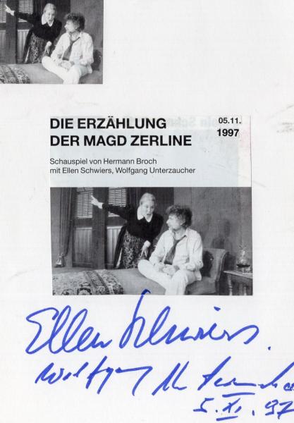 Schwiers (†), Ellen & Unterzaucher (†), Wolfgang