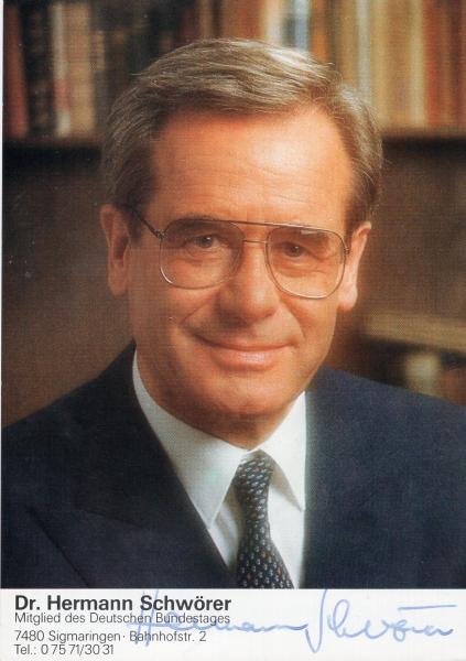 Schwörer, Dr. Hermann