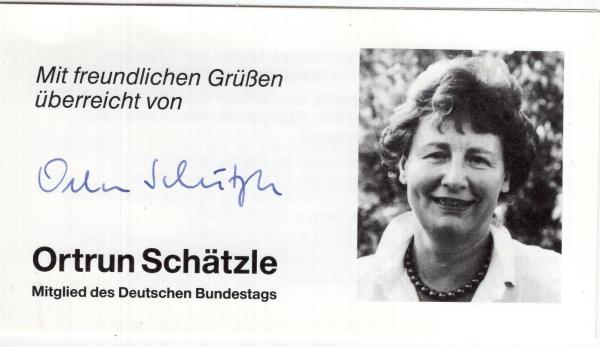 Schätzle, Ortrun