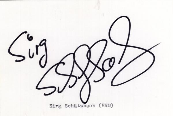 Schützbach, Sirg