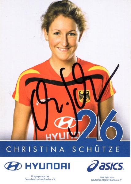 Schütze, Christina - Nationaltrikot