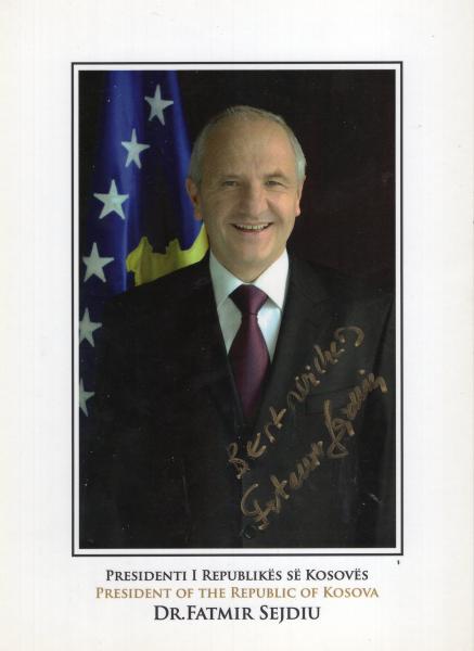 Sejdiu, Dr. Fatmir - ehem. Präsident des Kosovo