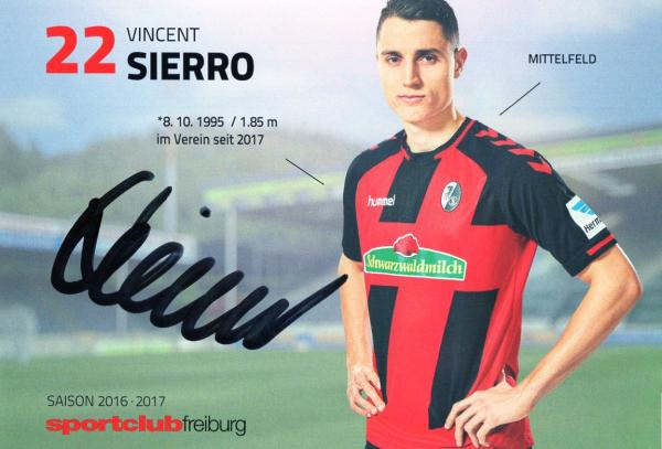 Sierro, Vincent - SC Freiburg (2016/17)