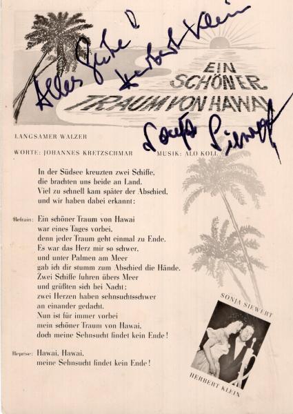 Siewert, Sonja & Klein, Herbert - DDR Tanzmusik