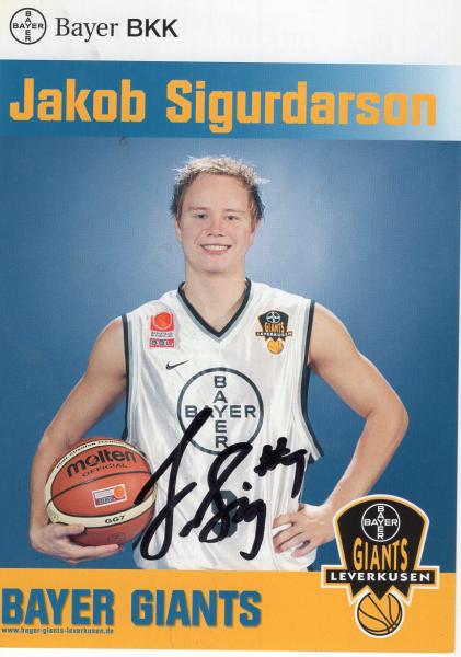 Sigurdarson, Jakob - Bayer Giants Leverkusen
