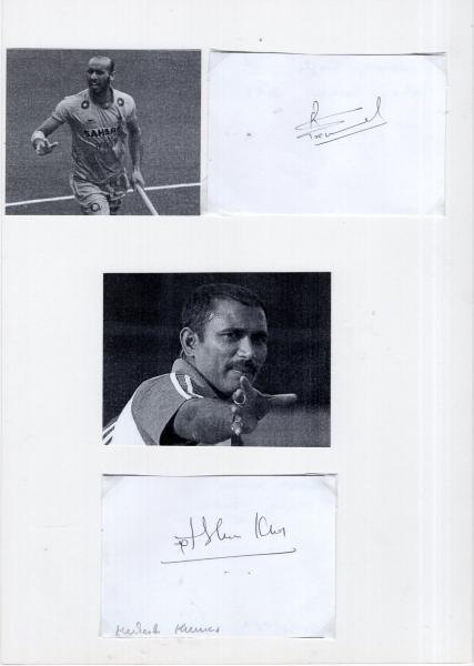 Singh, Ramandeep & Kumar, Mukesh - indische Cricketspieler