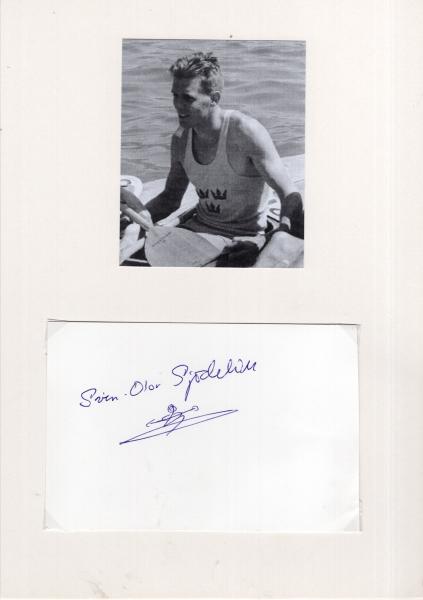 Sjödelius (S/†), Sven-Olov - 2-facher Olympiasieger im Kanu