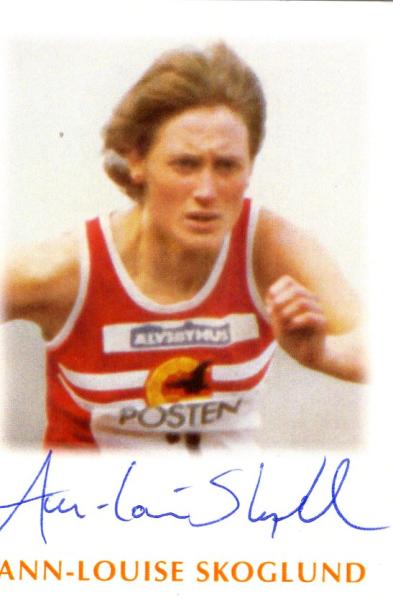 Skoglund (S), Ann-Louise - Erste Europameisterin 1982 im 400 Hürdenlauf