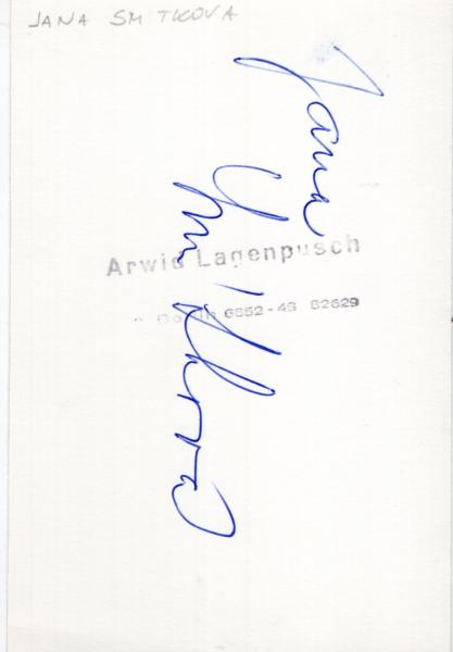 Smitkova, Jana - Opernsängerin aus Tschechien